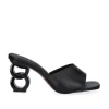Sandalia De Salto Baixo Lilian-160 Preto