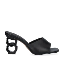 Sandalia De Salto Baixo Lilian-160 Preto