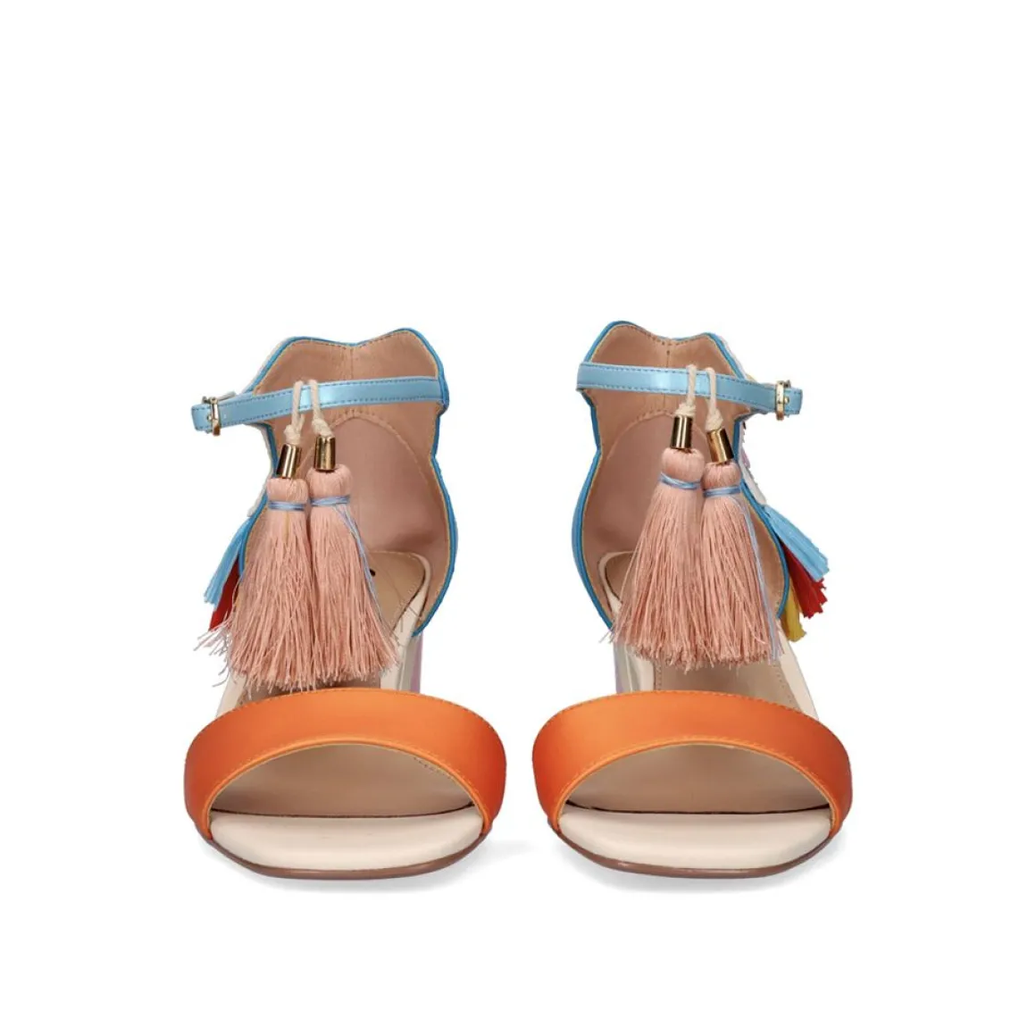 Sandalia De Salto Baixo Luisa-277 Aqua