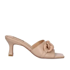 Sandalia De Salto Baixo Opra-312 Nua