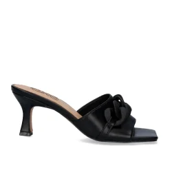 Sandalia De Salto Baixo Opra-312 Preto