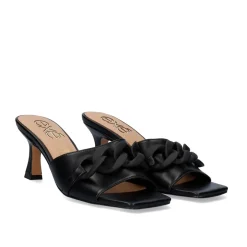 Sandalia De Salto Baixo Opra-312 Preto