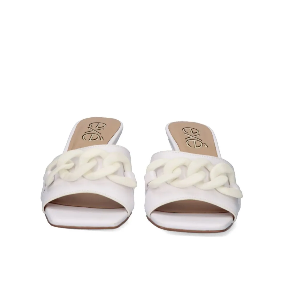 Sandalia De Salto Baixo Opra-312 Branco