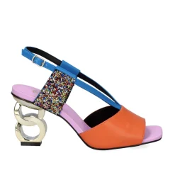 Sandalia De Salto Coral Lilian-165