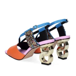 Sandalia De Salto Coral Lilian-165