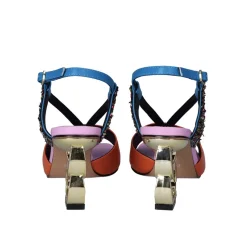 Sandalia De Salto Coral Lilian-165