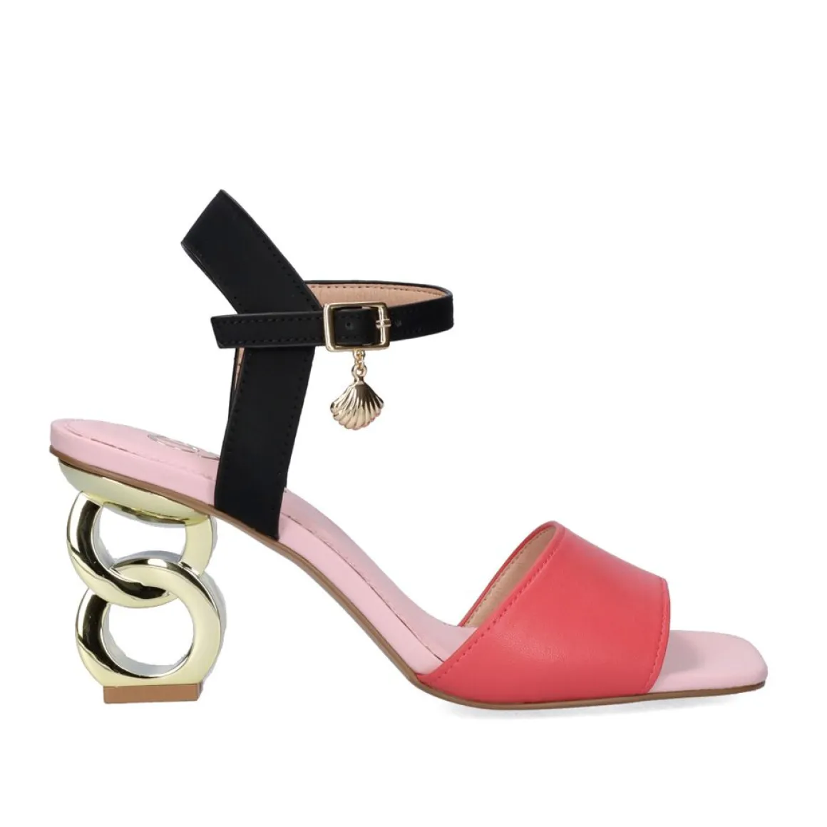 Sandalia De Salto Exe Lilian-177 Preta