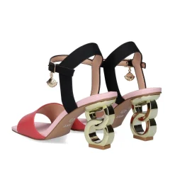 Sandalia De Salto Exe Lilian-177 Preta