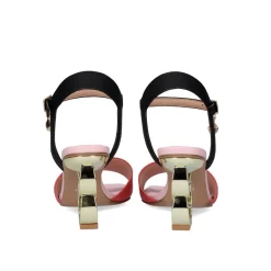 Sandalia De Salto Exe Lilian-177 Preta