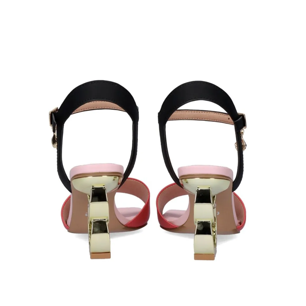 Sandalia De Salto Exe Lilian-177 Preta