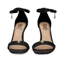 Sandalia De Salto Medio Nicole-311 Preto