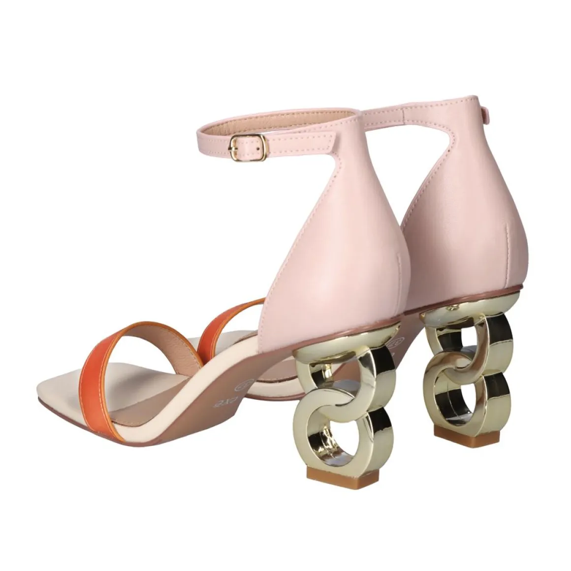 Sandalia De Salto Novo Lilian-055 Nude