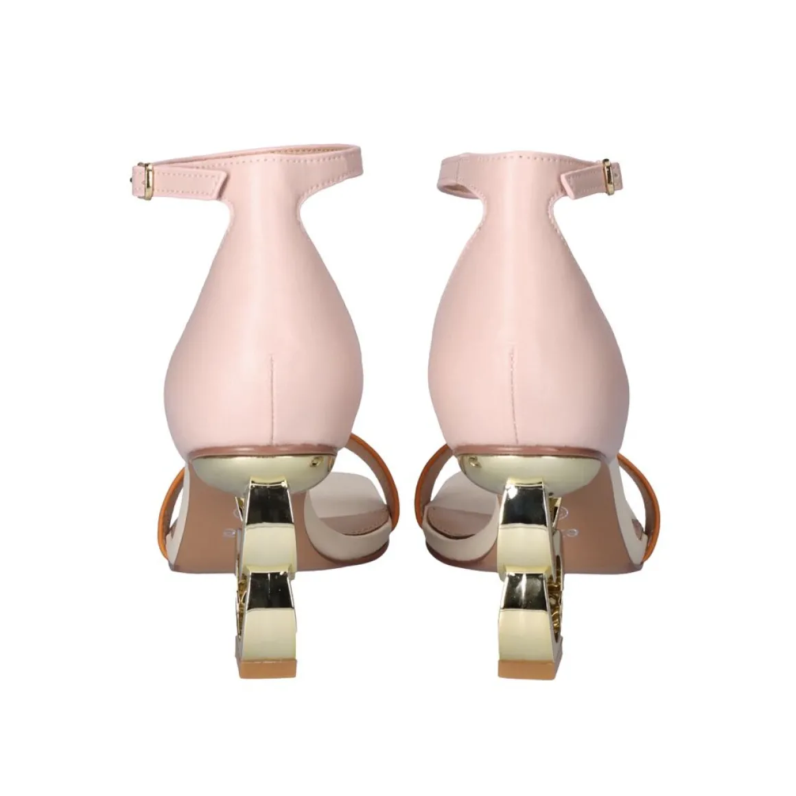 Sandalia De Salto Novo Lilian-055 Nude