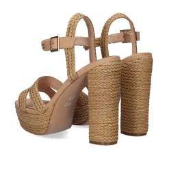 Sandalia De Salto Novo Ophelia-331 Camel