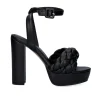Sandalia De Salto Ophelia-850 Preto