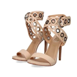 Sandalia De Salto Silvia-224 Nude