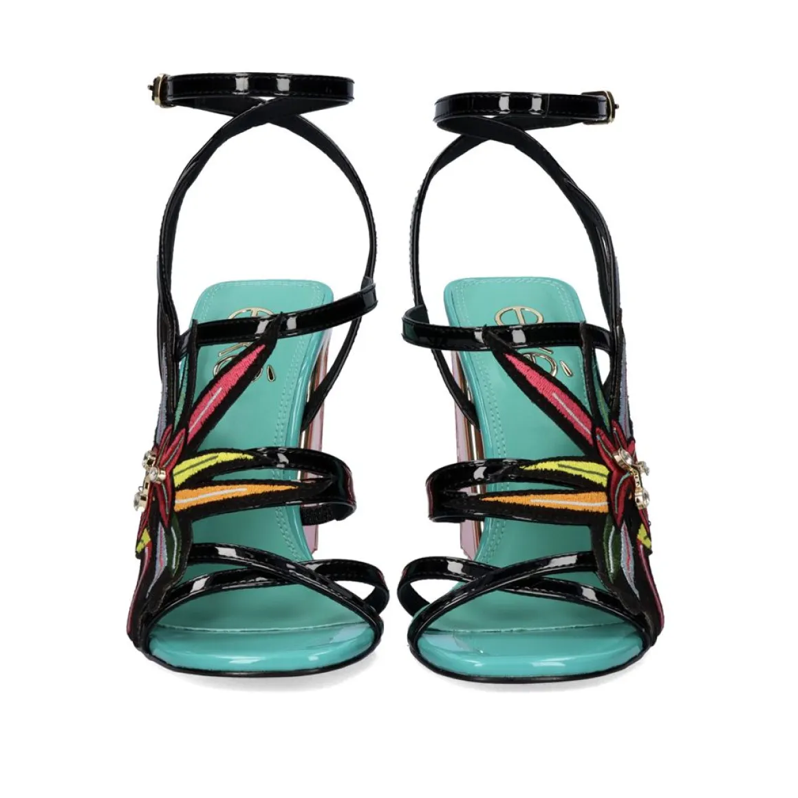 Sandalia De Salto 23V Exe Dominic-539 Preto