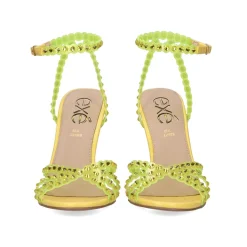 Sandalia De Salto 23V Exe Jenny-915 Amarelo