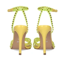 Sandalia De Salto 23V Exe Jenny-915 Amarelo