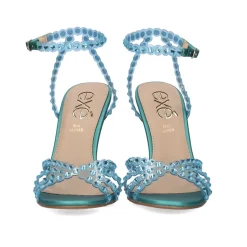 Sandalia De Salto Verao 2023 Jenny-915 Aqua