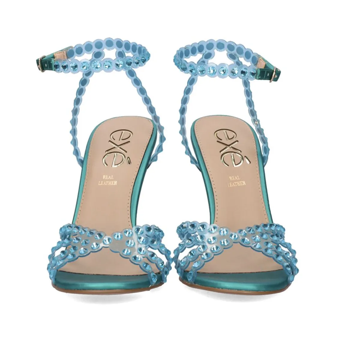 Sandalia De Salto Verao 2023 Jenny-915 Aqua