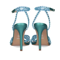 Sandalia De Salto Verao 2023 Jenny-915 Aqua