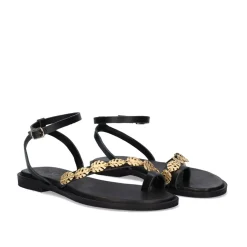 Sandalia Plana 637 Alicante Preto