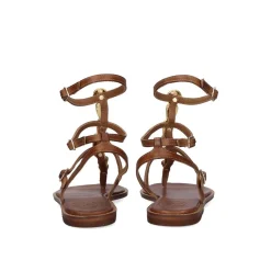 Sandalia Plana 679 Chios Marrom