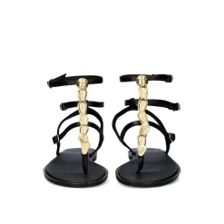 Sandalia Plana 679 Chios Preto