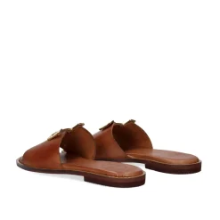 Sandalia Plana 605 Kytnos Marrom