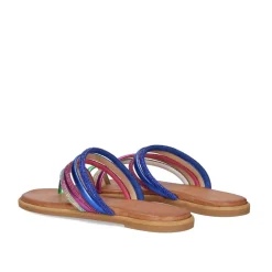 Sandalia Plana 618 Loris Azul