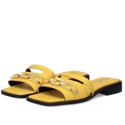 Sandalia Plana Annie-220 Amarelo