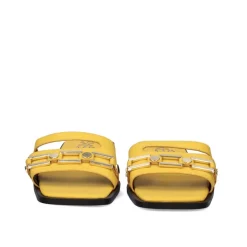 Sandalia Plana Annie-220 Amarelo