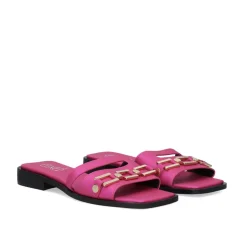 Sandalia Plana Annie-220 Fuxia