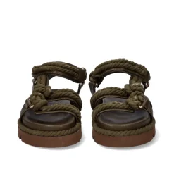 Sandalia Plana Daphne-780 Khaki