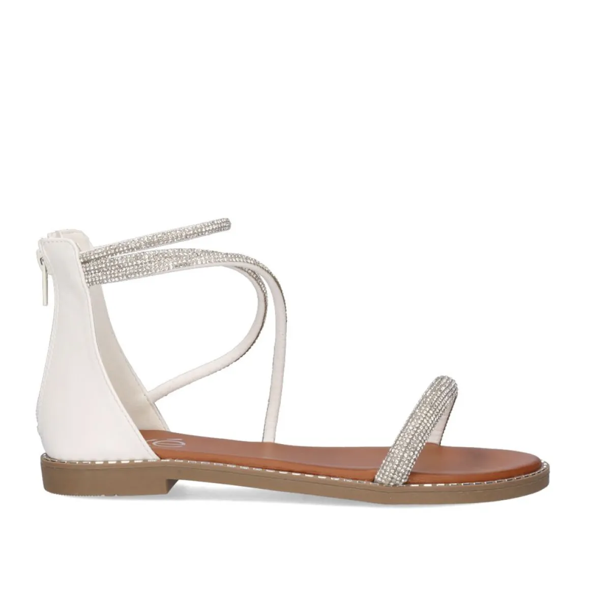 Sandalia Plana Exe P3375-76 Branco