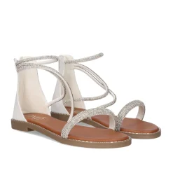 Sandalia Plana Exe P3375-76 Branco