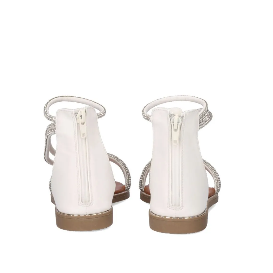 Sandalia Plana Exe P3375-76 Branco