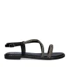 Sandalia Plana Exe P3375-77 Preto