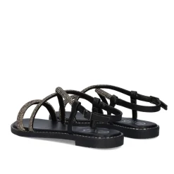 Sandalia Plana Exe P3375-77 Preto