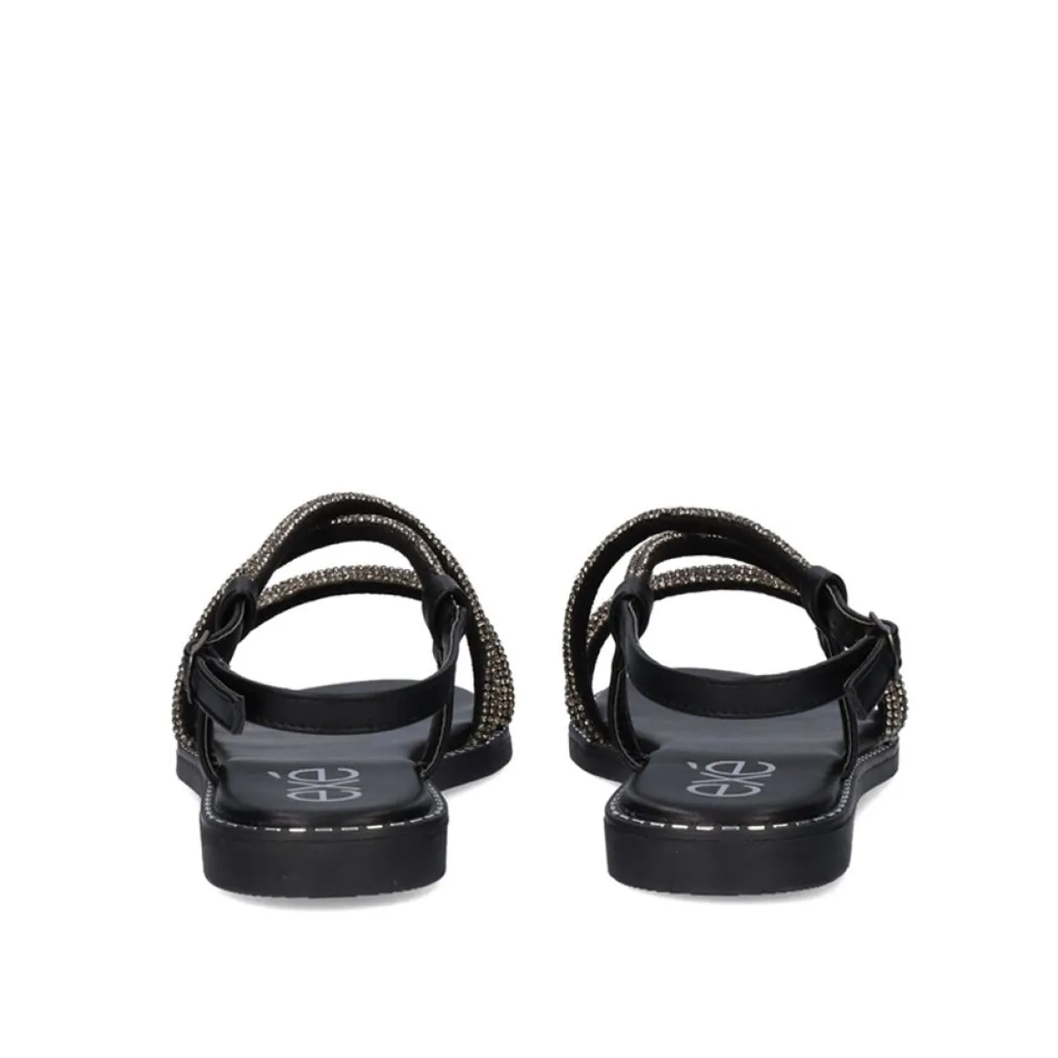 Sandalia Plana Exe P3375-77 Preto