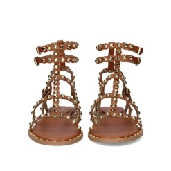 Sandalia Plana Exe Vf2056-2 Tan