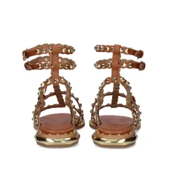 Sandalia Plana Exe Vf2056-2 Tan