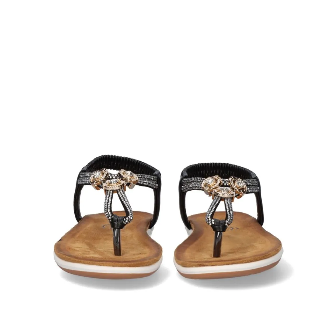 Sandalia Plana F8043-Ex10 Preto