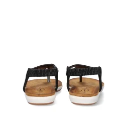 Sandalia Plana F8043-Ex8 Preto