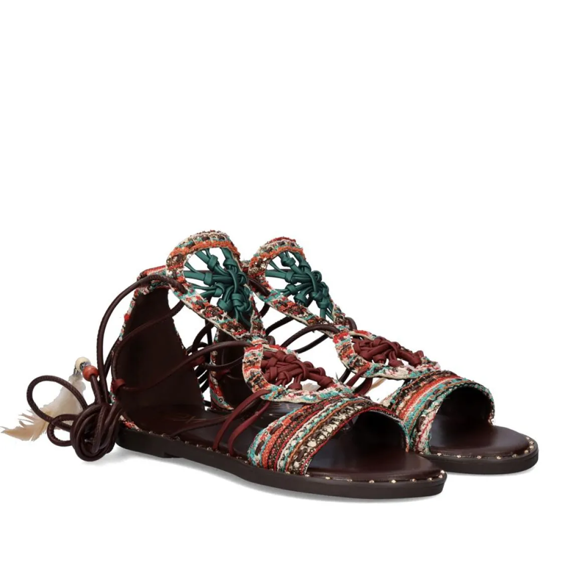 Sandalia Plana Gina-507 Red