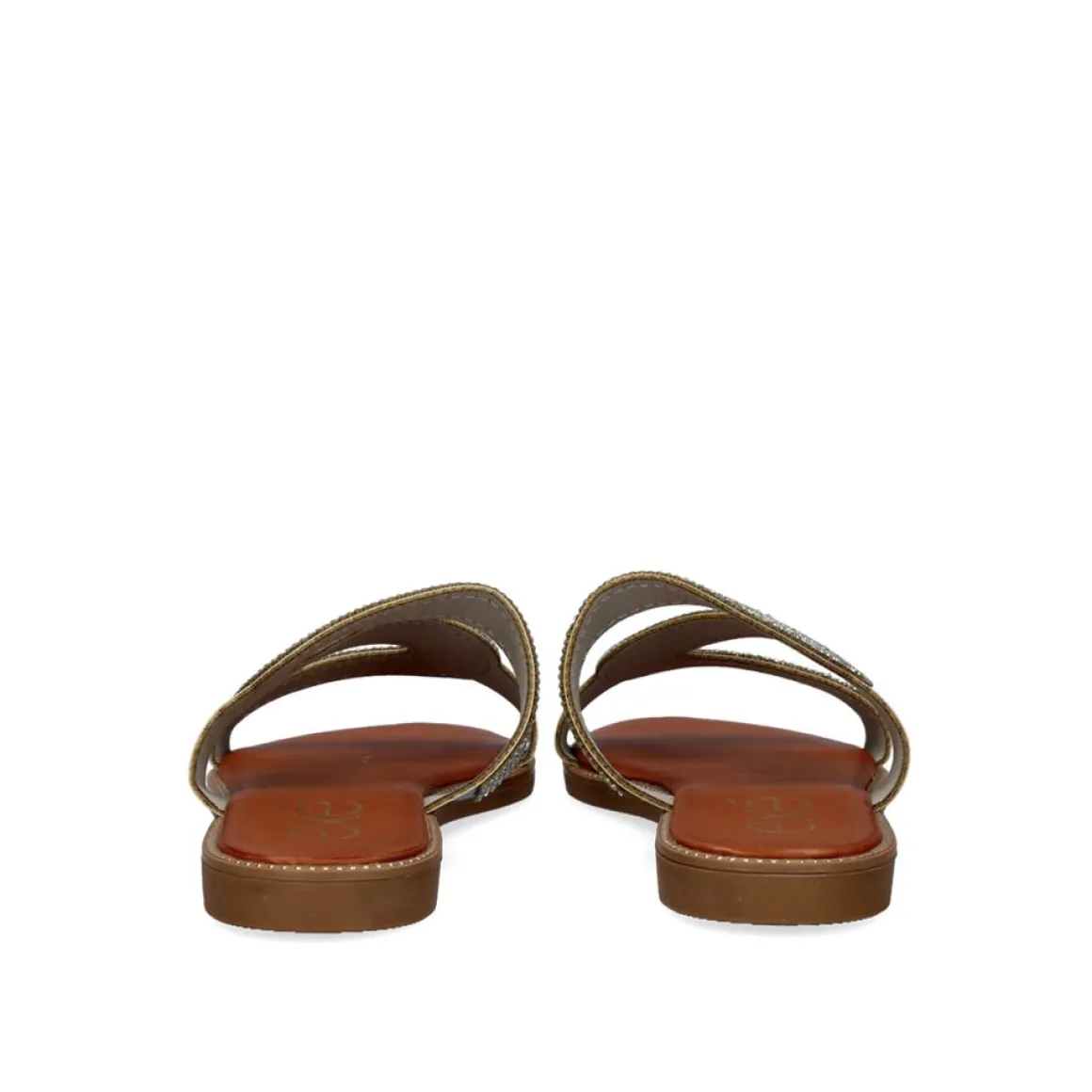 Sandalia Plana P3374-337 Prata