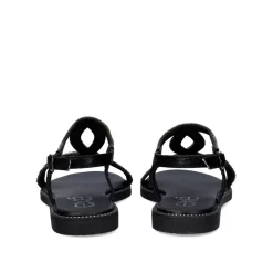 Sandalia Plana P3374-312 Preta