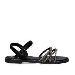 Sandalia Plana P3375-75 Preto