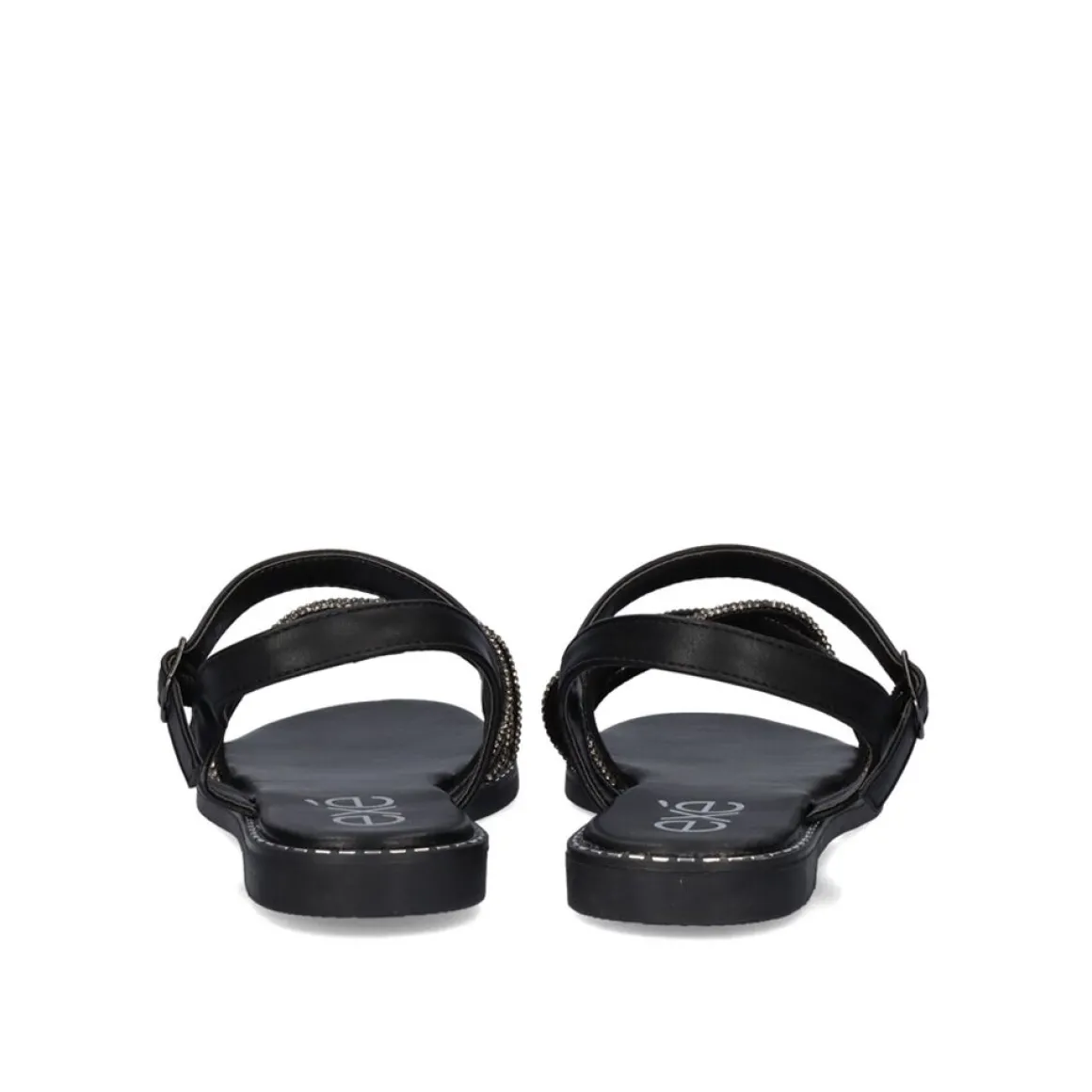 Sandalia Plana P3375-75 Preto